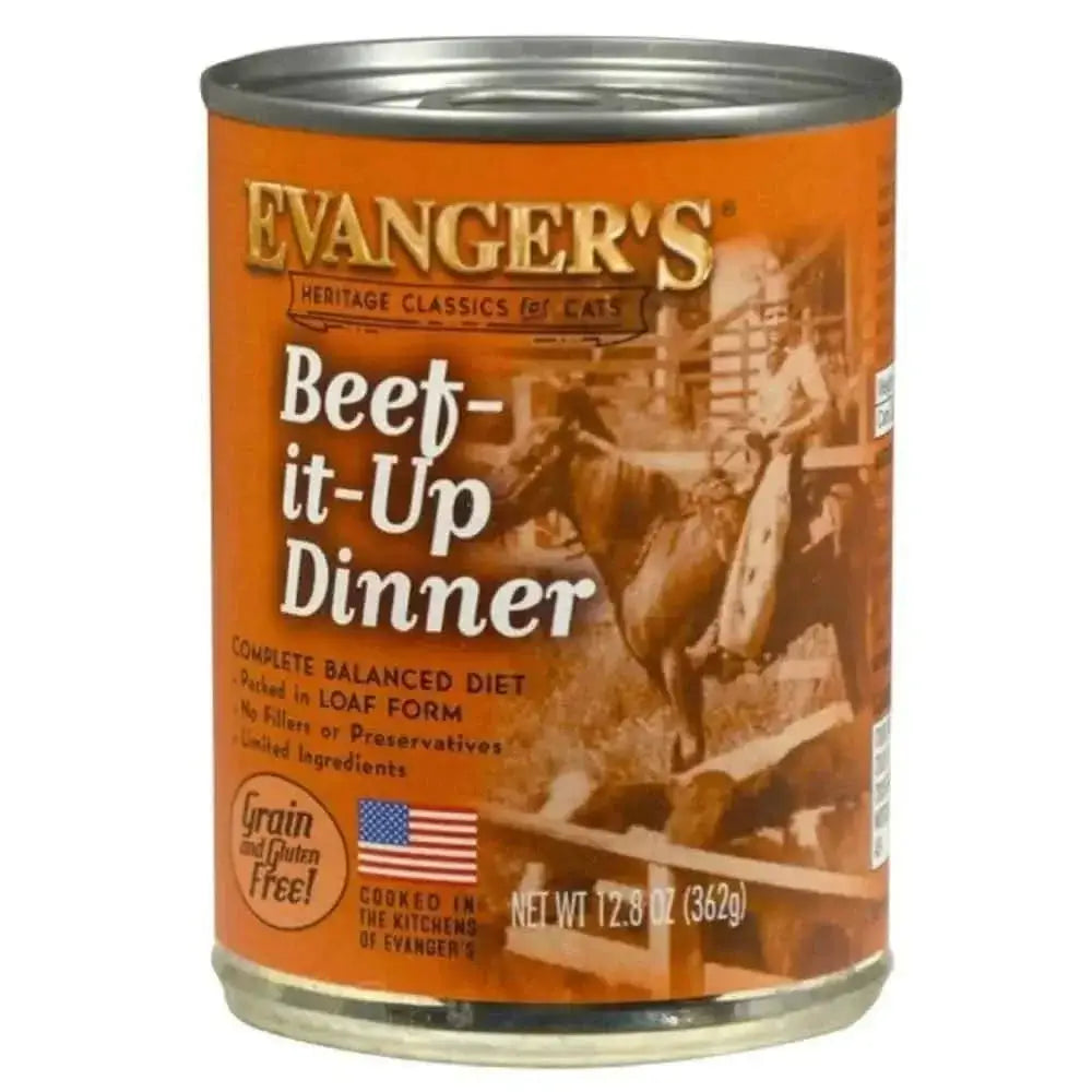 Evanger's Heritage Classic Beef It Up Dinner Canned Cat Wet Food Evanger's