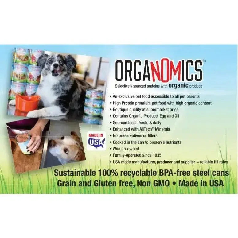 Evanger's OrgaNOMics Chicken Dinner Grain - Free Pate Wet Dog Food 12/12.5oz - Talis Us