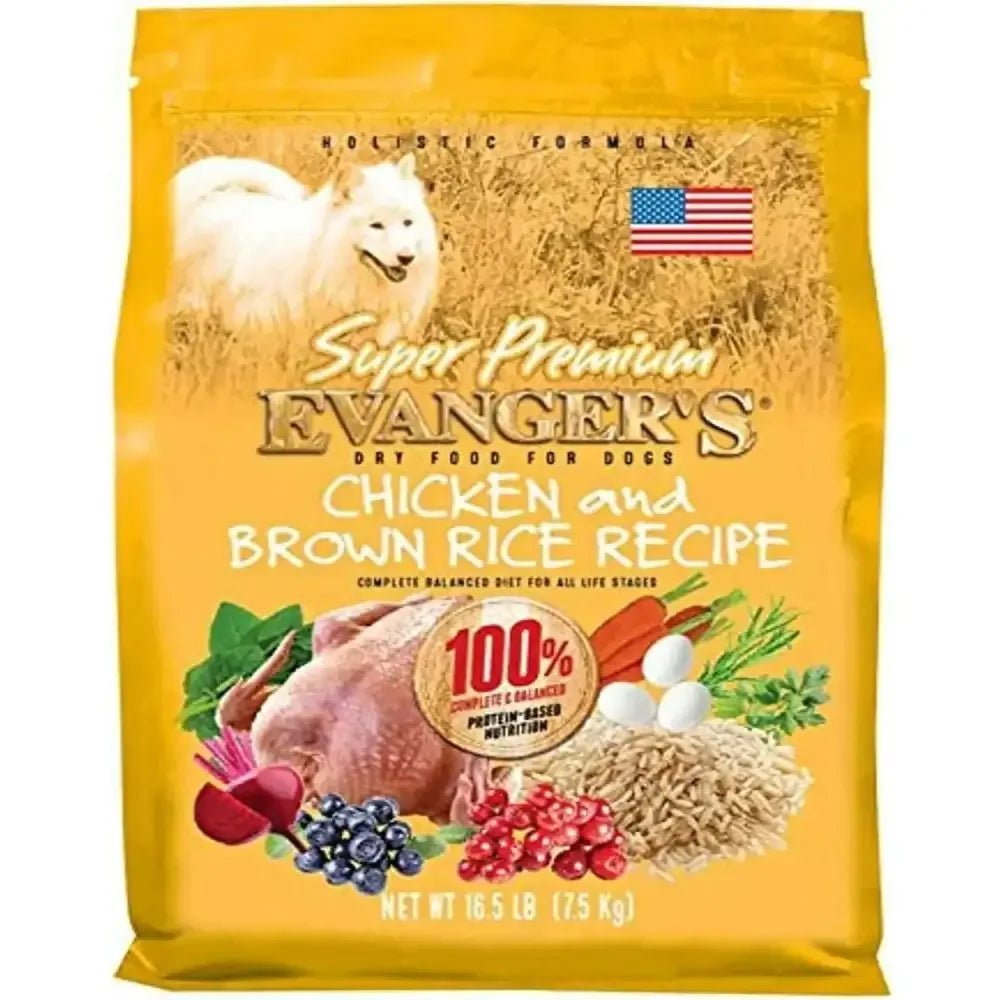 Evanger's Super Premium Dry Dog Food Chicken w/Brown Rice - Talis Us