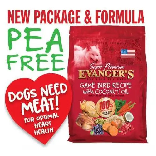 Evanger's Super Premium Game Bird Recipe with Coconut Oil Dry Dog Food - Talis Us