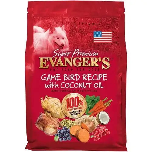 Evanger's Super Premium Game Bird Recipe with Coconut Oil Dry Dog Food - Talis Us