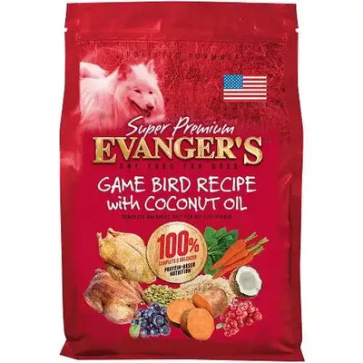 Evanger's Super Premium Game Bird Recipe with Coconut Oil Dry Dog Food - Talis Us