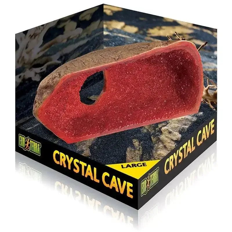 Exo Terra Crystal Cave for Reptiles and Amphibians, Decorative Terrarium Hideout - Talis Us
