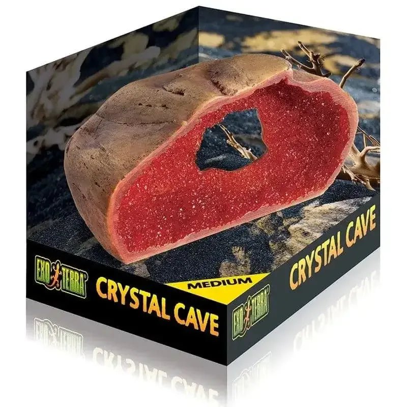 Exo Terra Crystal Cave for Reptiles and Amphibians, Decorative Terrarium Hideout - Talis Us