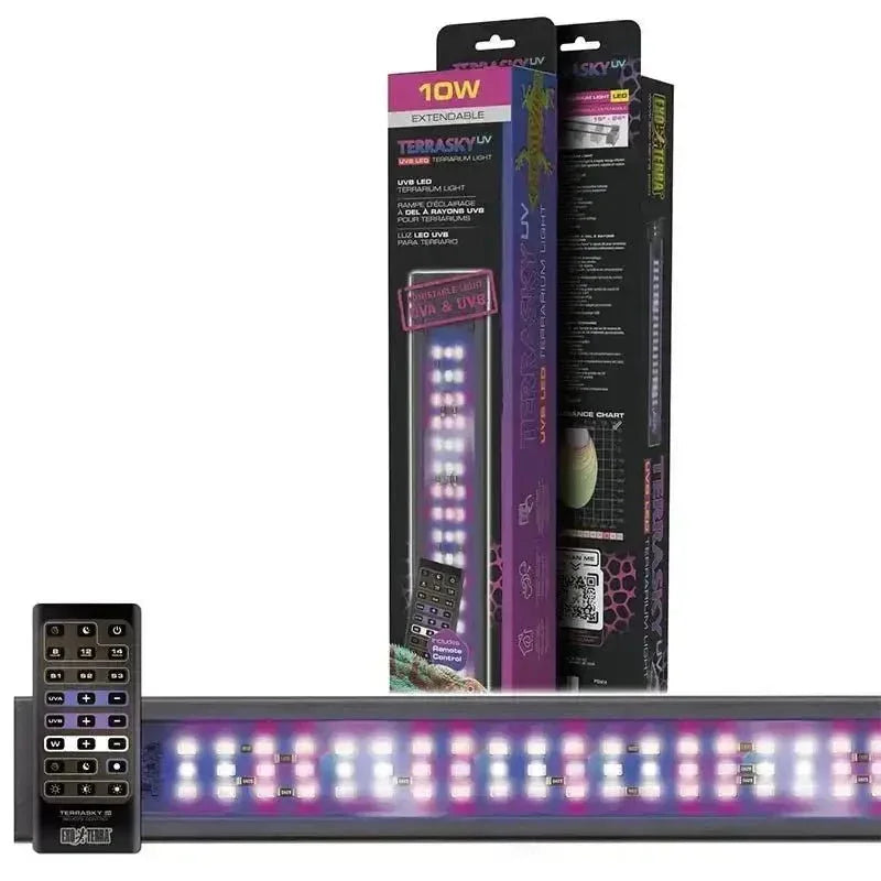 Exo Terra Terra Sky UV LED Terrarium Light with Remote 10W - Talis Us