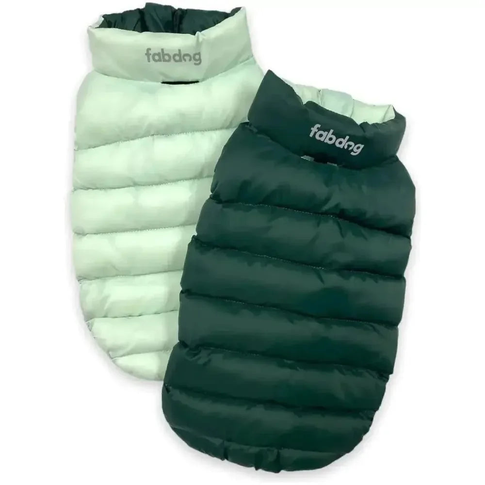 Fabdog Pack N' Go Reversible Dog Puffer Coats - Talis Us