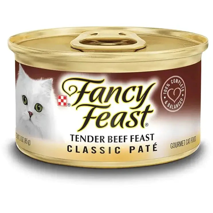 Fancy Feast Tender Beef Wet Cat Food 24 / 3 oz Fancy Feast