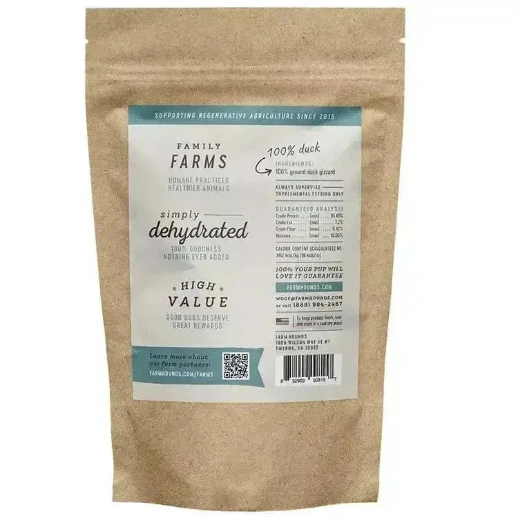 Farm Hounds Duck Gizzards Dog Treats - Talis Us