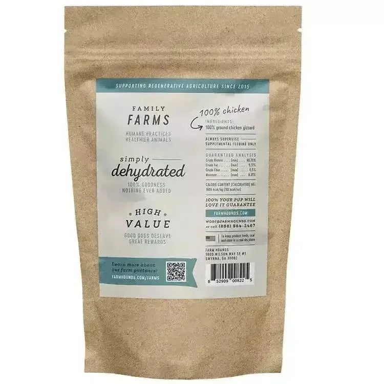 Farm Hounds Natural Dehydrated Gizzard Sticks Dog Training Treats - Talis Us