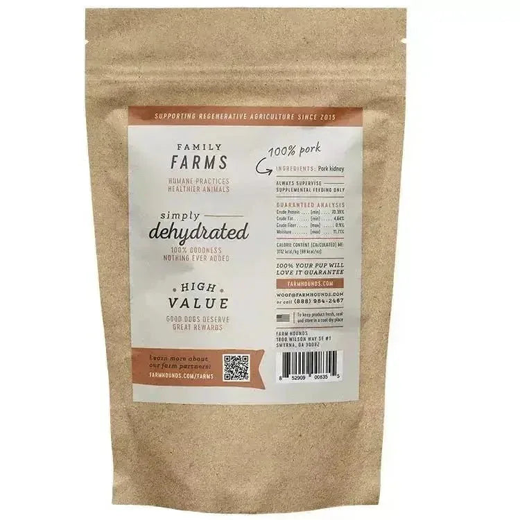 Farm Hounds Natural Dehydrated Pork Organ Treats for Dog - Talis Us