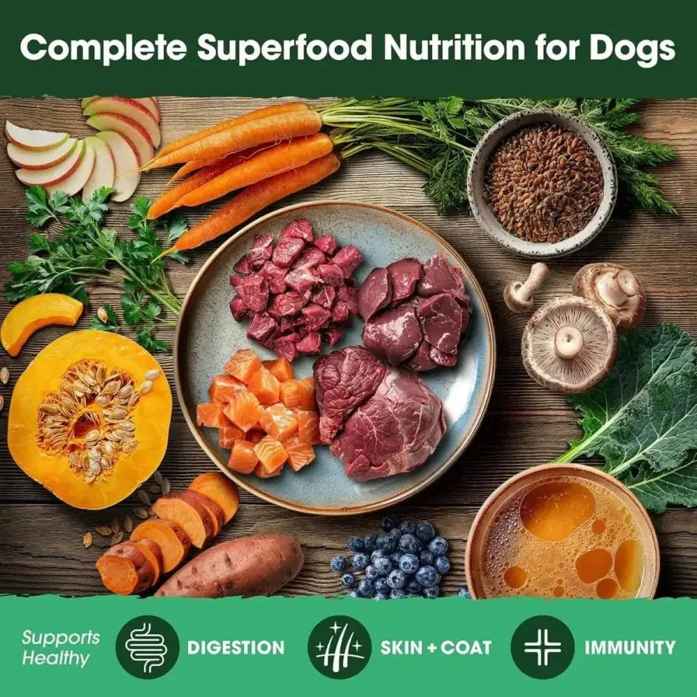 Farmland Traditions The Good List Gently Air Dried Beef & Bone Broth Dog Food - Talis Us