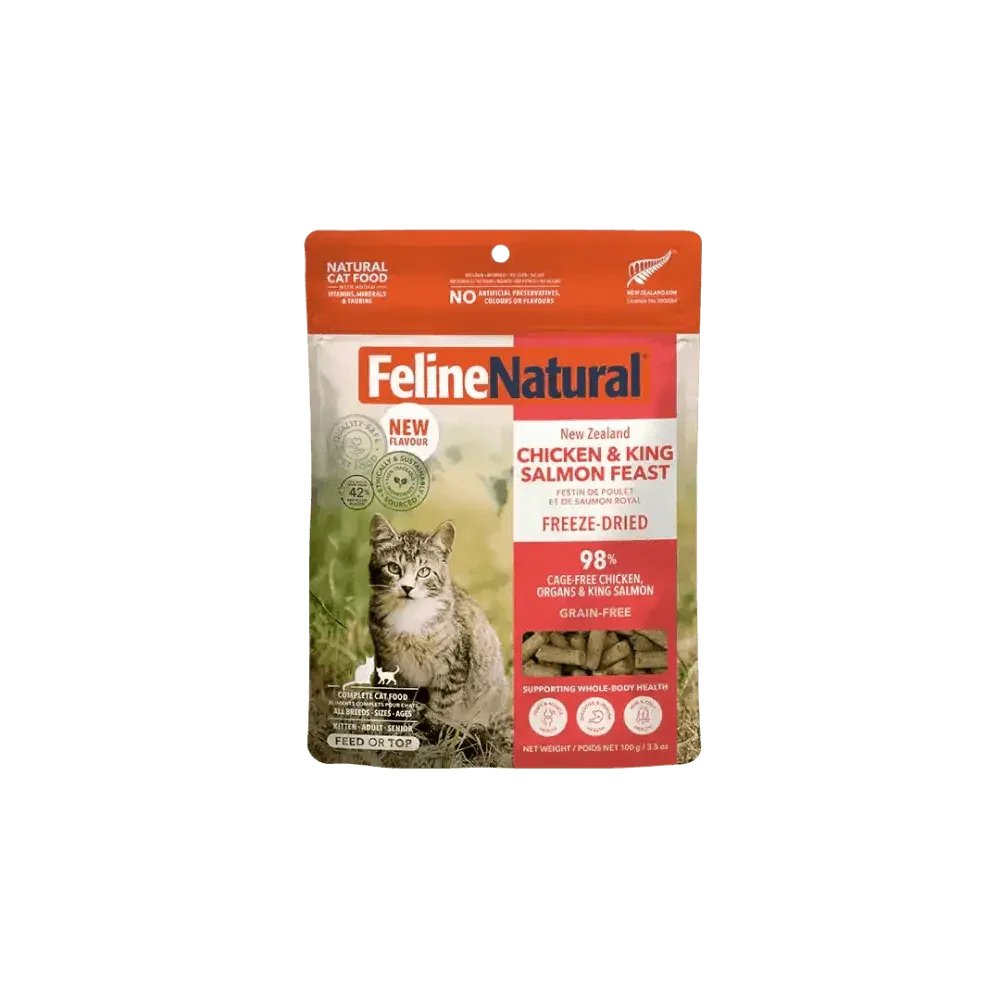 Feline Natural Freeze - Dried Chicken and Salmon Cat Food - Talis Us