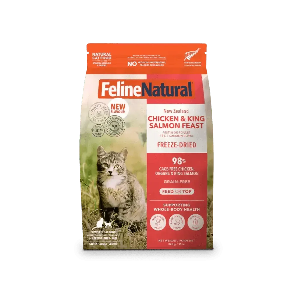 Feline Natural Freeze - Dried Chicken and Salmon Cat Food - Talis Us