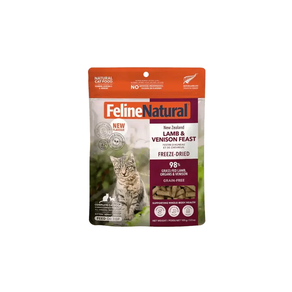 Feline Natural Freeze - Dried Lamb and Venison Cat Food - Talis Us