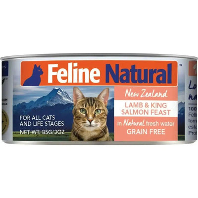 Feline Natural Lamb & King Salmon Feast Grain - Free Canned Cat Food - Talis Us