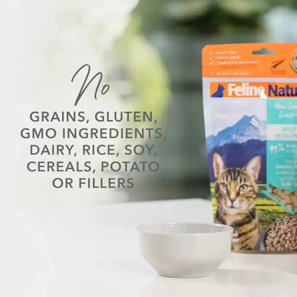 Feline Natural New Zealand Beef & Hoki Feast Grain - Free Freeze - Dried Cat Food - Talis Us