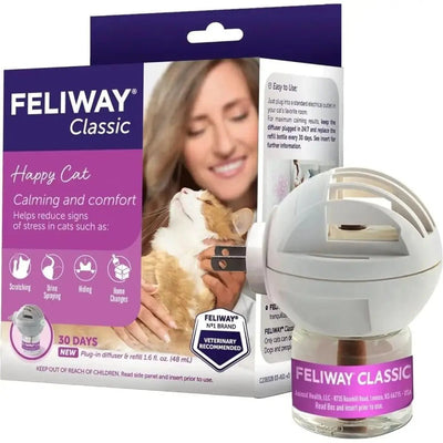 Feliway Classic Cat Calming Pheromone Diffuser 30 Day Starter Kit 48 mL - Talis Us