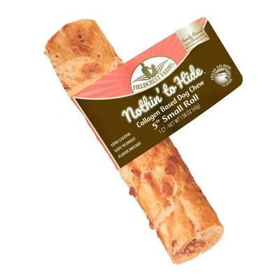 Fieldcrest Farms Nothin' to Hide Salmon Flavor Collagen Roll Dog Chew - Talis Us