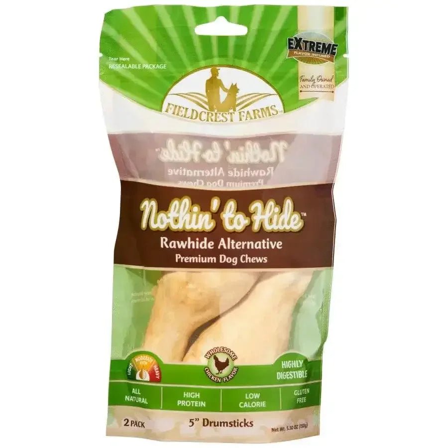 Fieldcrest Farms Nothin' To Hide Drum Stick Dog Treats - Talis Us