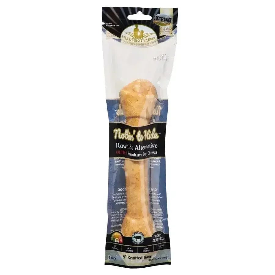 Fieldcrest Farms Nothin' To Hide Ultra Knotted Bone Dog Treat Beef - Talis Us