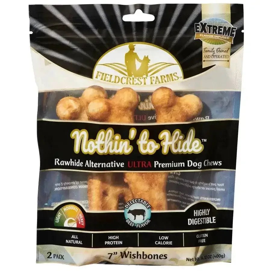 Fieldcrest Farms Nothin' To Hide Ultra Wishbone Dog Treat - Talis Us