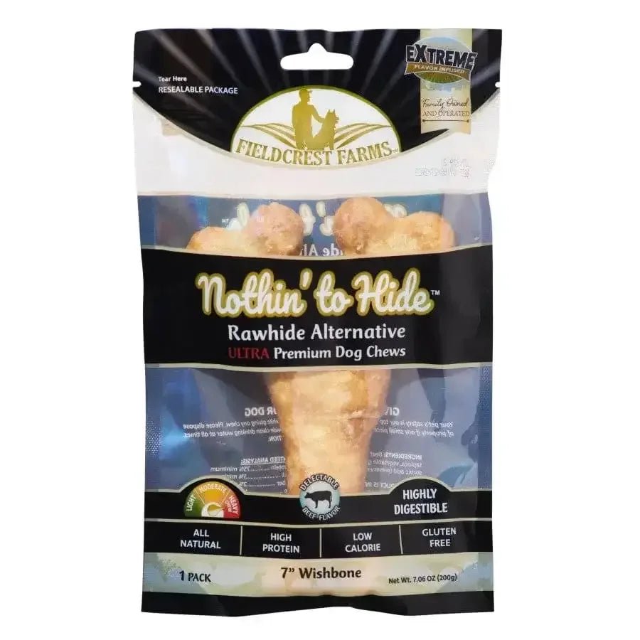 Fieldcrest Farms Nothin' To Hide Ultra Wishbone Dog Treat - Talis Us