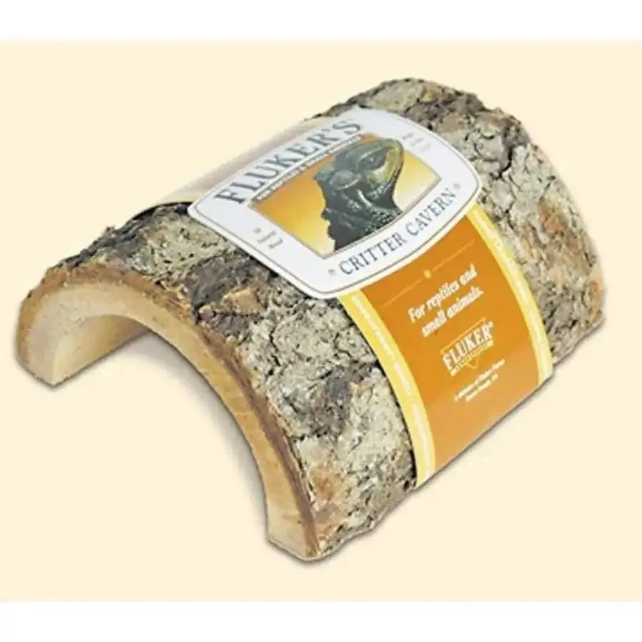 Fluker's Critter Cavern Half Log Hideaway Half Log Brown Fluker's CPD