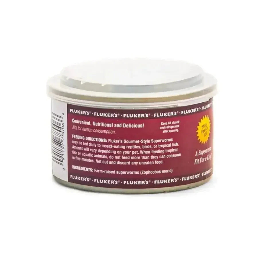 Fluker's Gourmet - Style Canned Superworms 1.2 oz - Talis Us