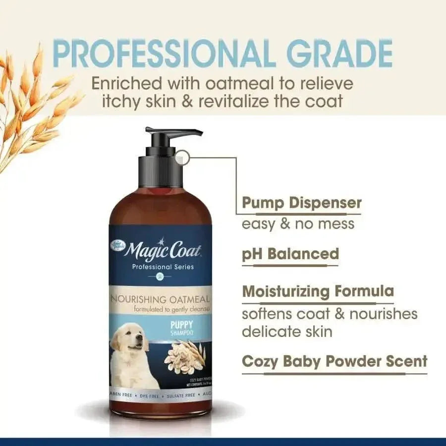 Four Paws Magic Coat Professional Series Nourishing Oatmeal Puppy Shampoo 16 oz - Talis Us