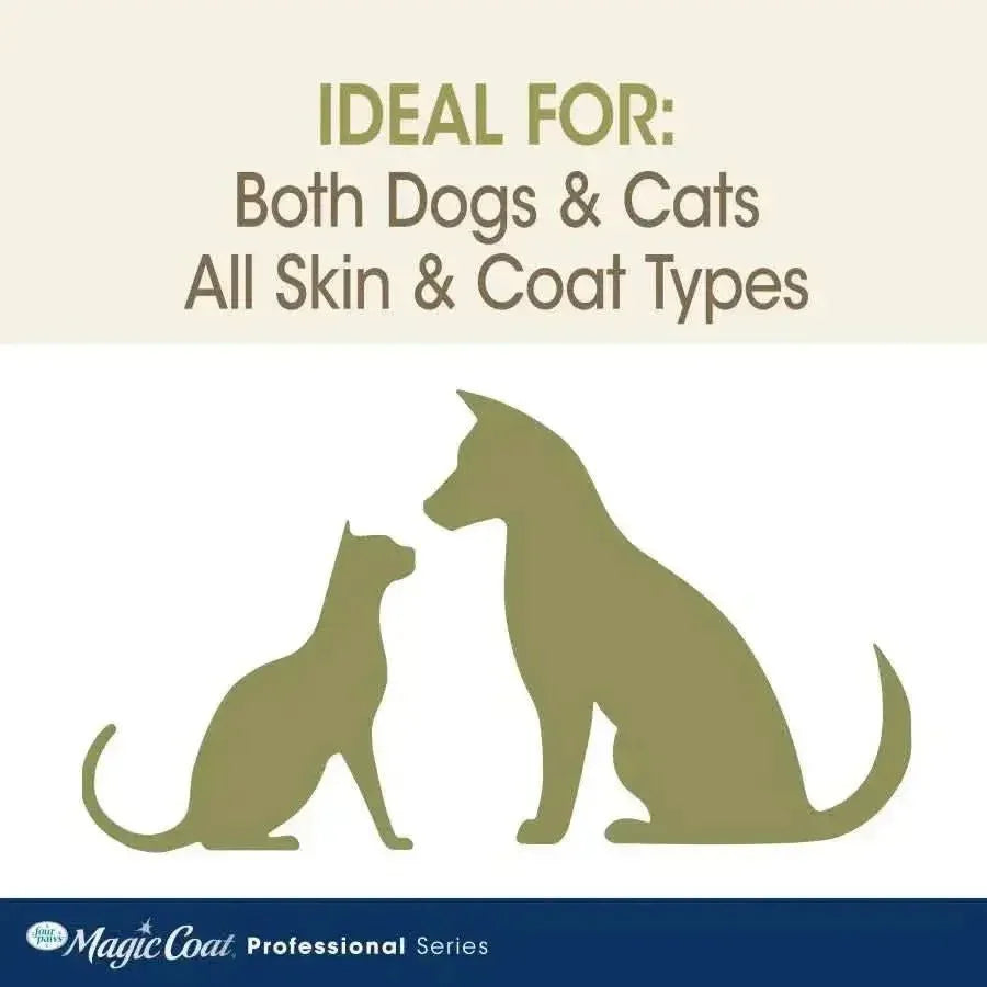 Four Paws Magic Coat Professional Series Nourishing Oatmeal Shed Control Dog Shampoo 16 oz - Talis Us