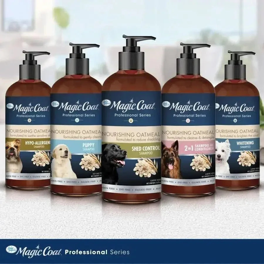 Four Paws Magic Coat Professional Series Nourishing Oatmeal Shed Control Dog Shampoo 16 oz - Talis Us