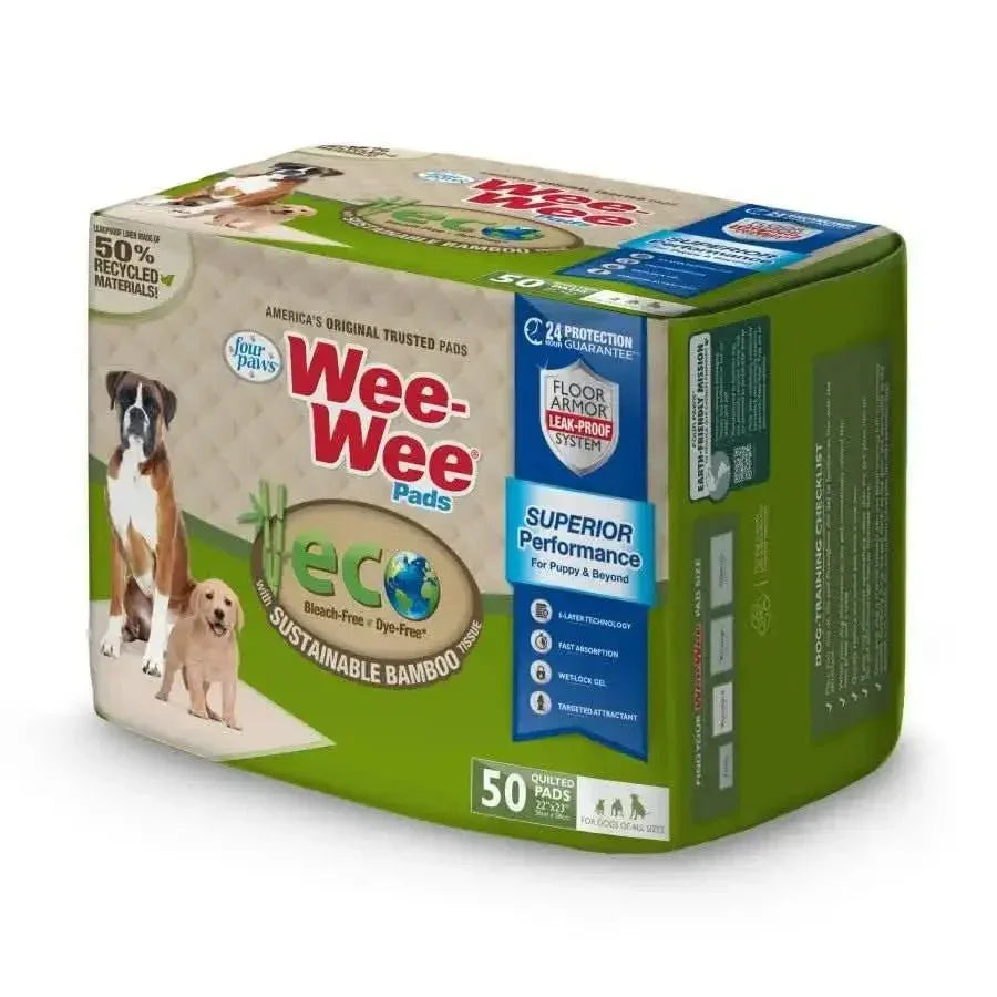 Four Paws Wee - Wee Superior Performance Eco Bamboo Dog Pee Pads - Talis Us