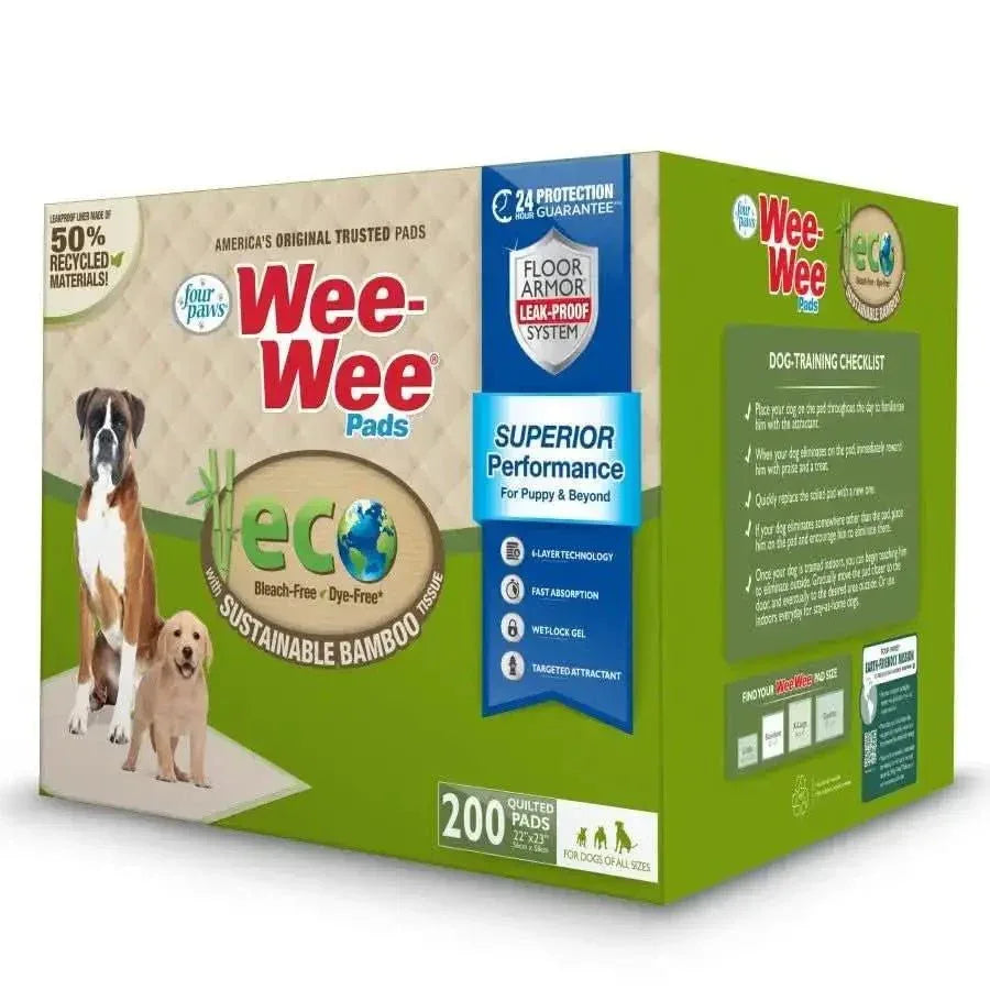 Four Paws Wee - Wee Superior Performance Eco Bamboo Dog Pee Pads - Talis Us