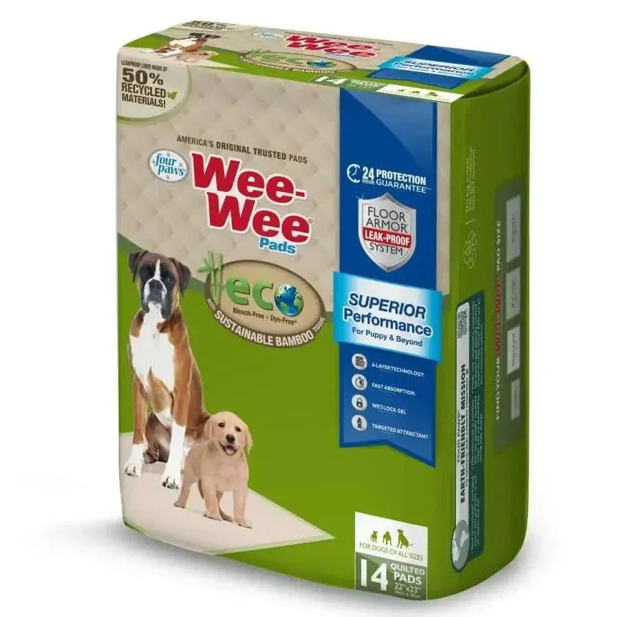 Four Paws Wee - Wee Superior Performance Eco Bamboo Dog Pee Pads - Talis Us