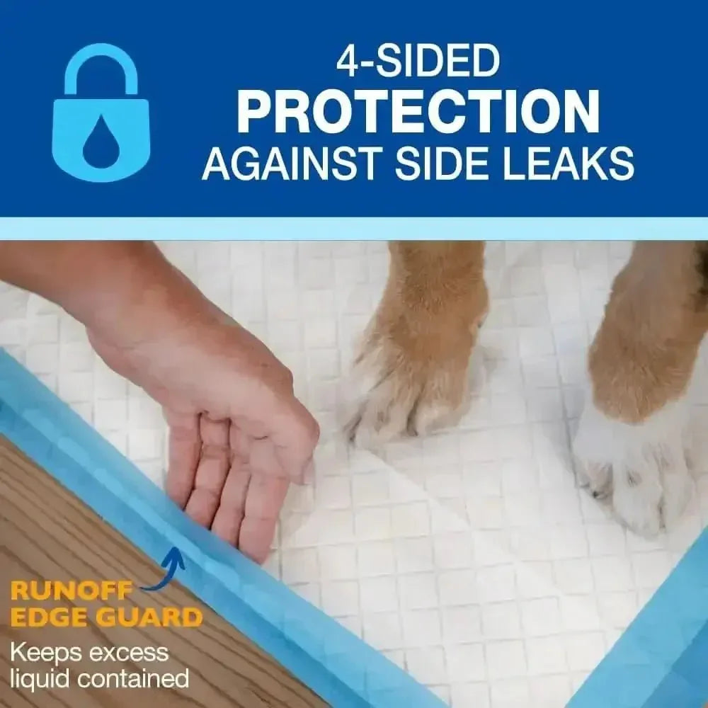 Four Paws Wee - Wee Superior Performance Gigantic Dog Pee Pads with Runoff Edge Guard 28 in X 34 in (40 ct) - Talis Us