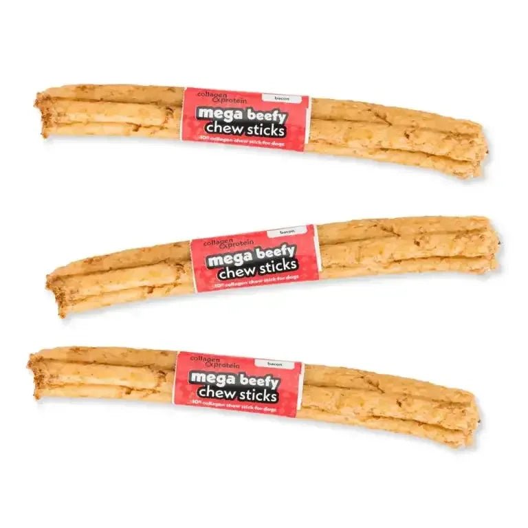 Frankly Pet Collagen Mega Beefy Bacon Sticks Dog Treat - Talis Us
