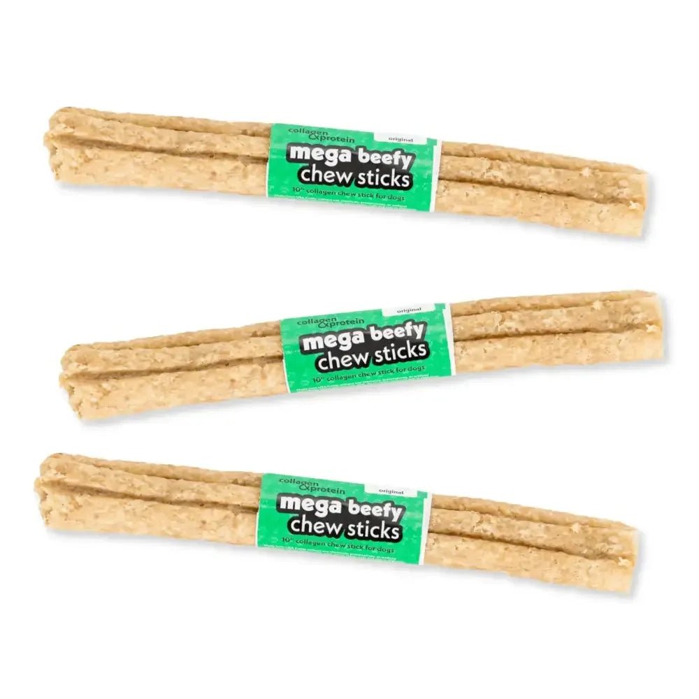 Frankly Pet Collagen Mega Beefy Chew Original Sticks Dog Treat - Talis Us