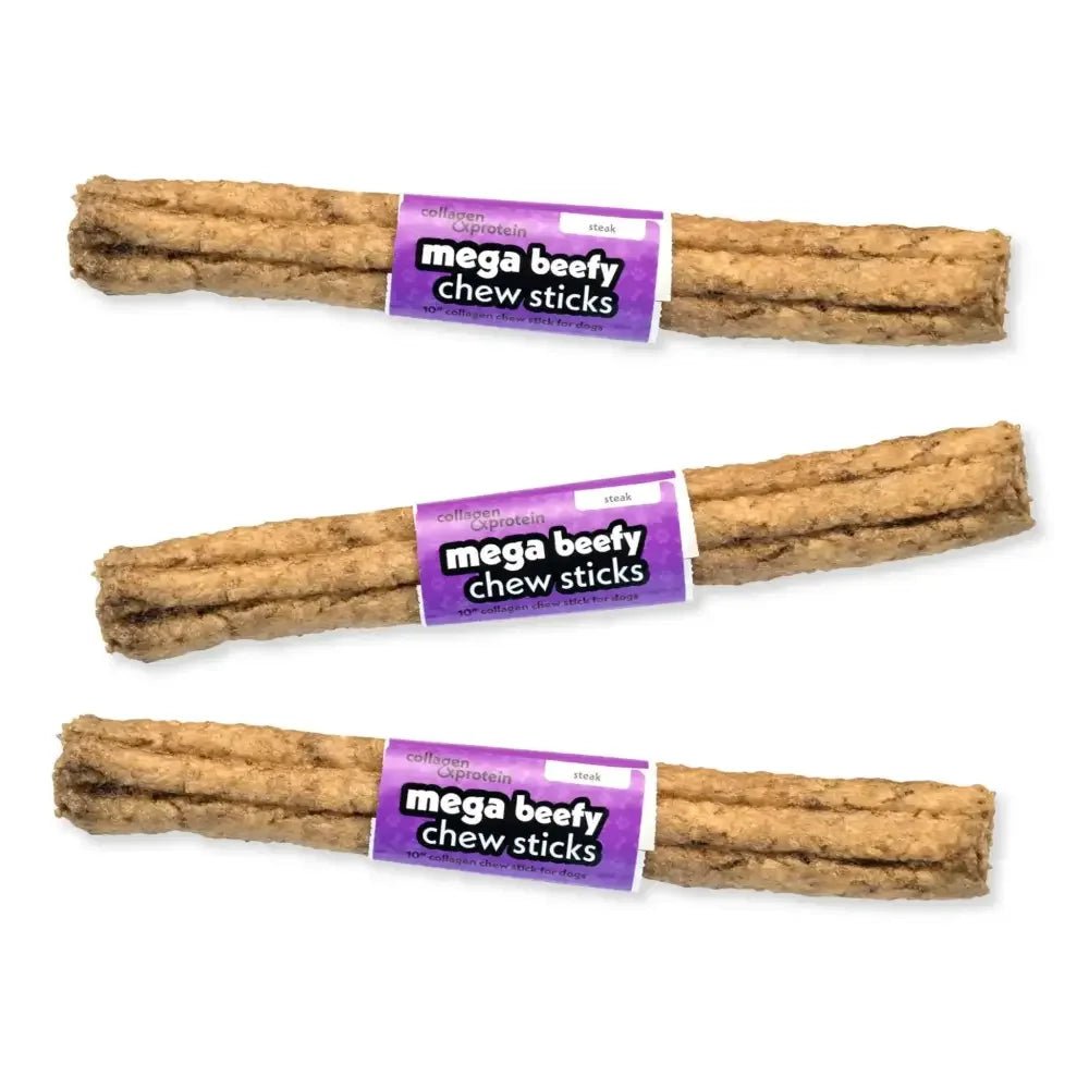 Frankly Pet Collagen Mega Beefy Chew Steak Sticks Dog Treat - Talis Us
