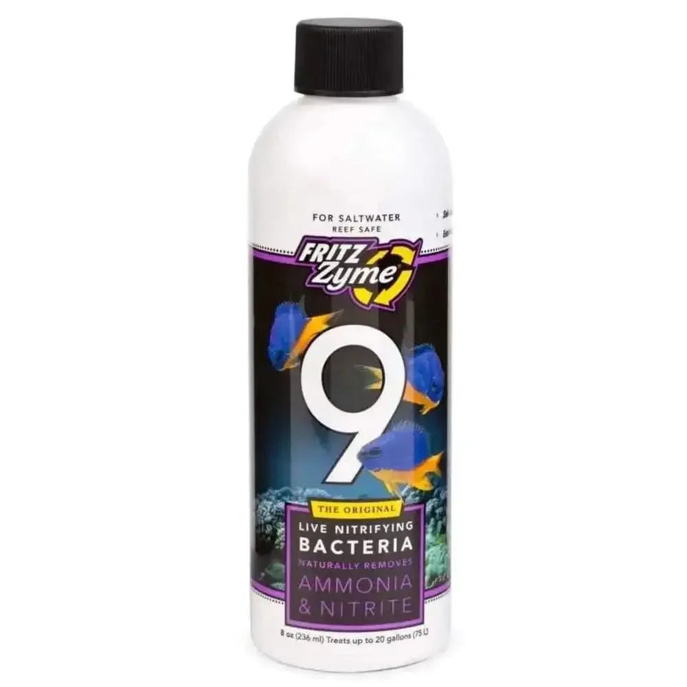 Fritz FritzZyme 9 Saltwater Live Nitrifying Bacteria 1ea/8 fl oz Fritz CPD