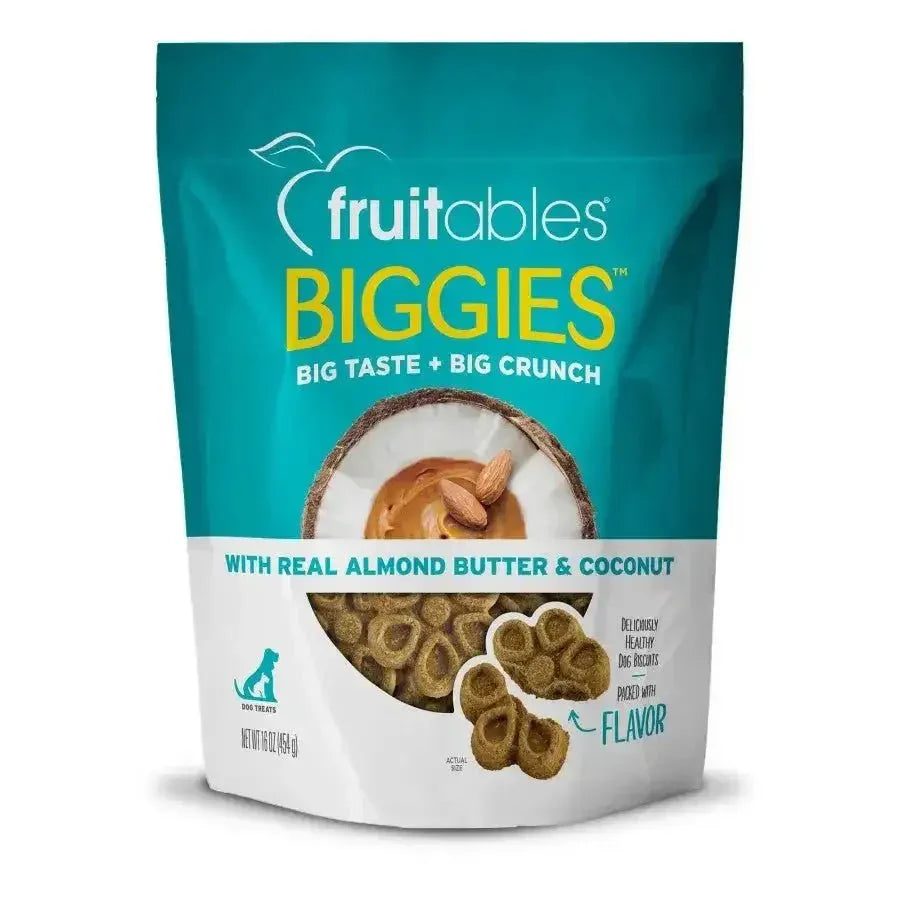 Fruitables Biggies Biscuits Healthy Dog Treats 16 oz - Talis Us