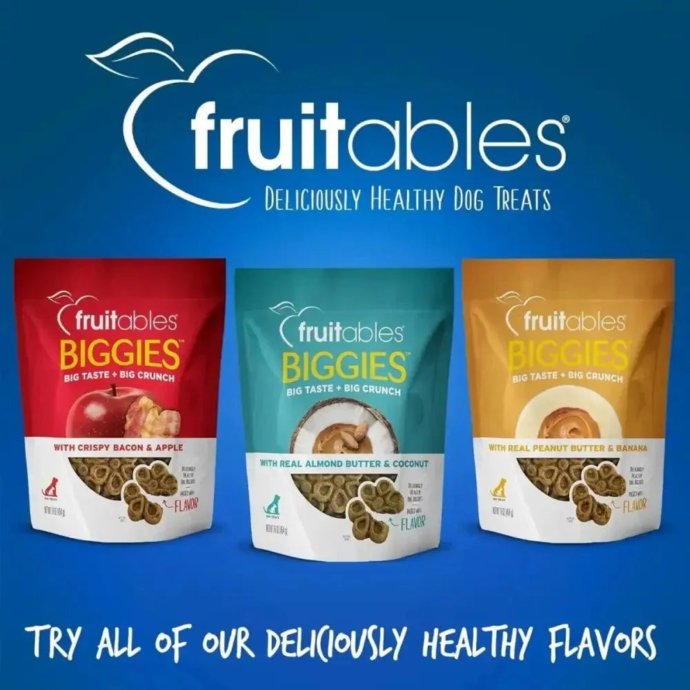 Fruitables Biggies Biscuits Healthy Dog Treats 16 oz - Talis Us