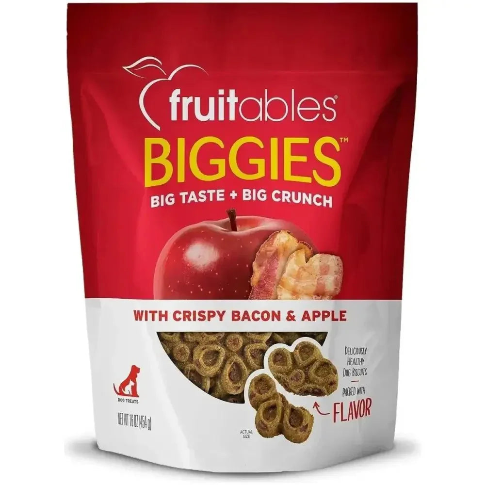 Fruitables Biggies Biscuits Healthy Dog Treats 16 oz - Talis Us