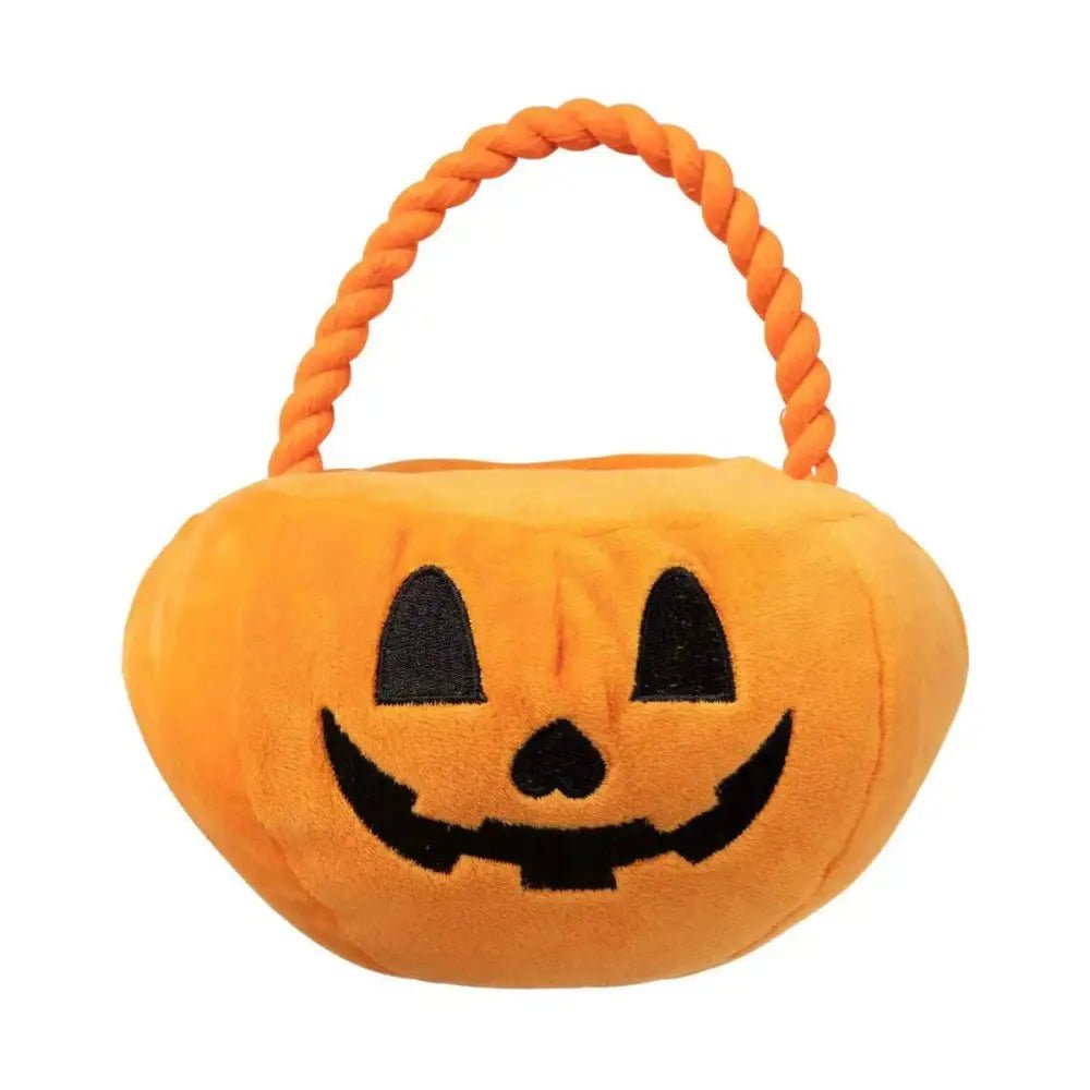 FuzzYard Trick or Treat Pumpkin Basket Plush Dog Toy - Talis Us