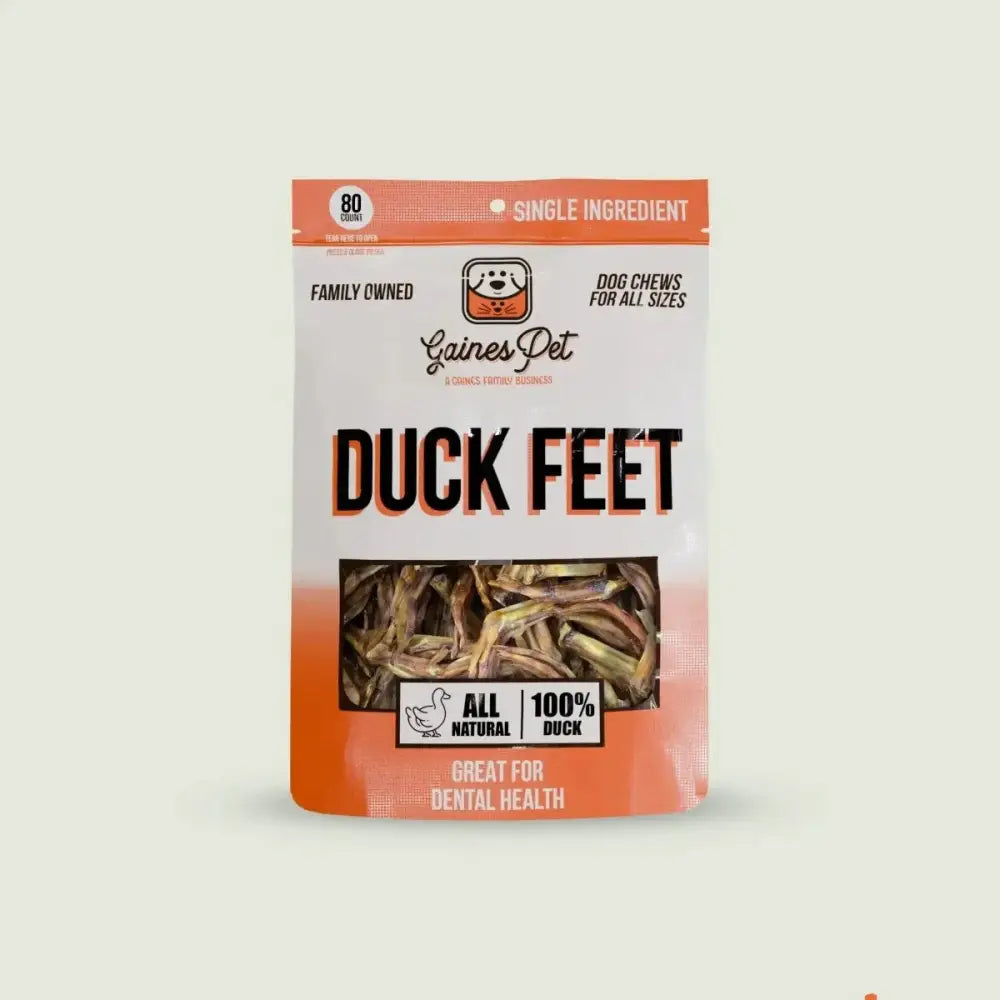 Gaines Family Farmstead All - Natural Duck Feet Treats Crunchy Chews for Happy Dogs - Talis Us