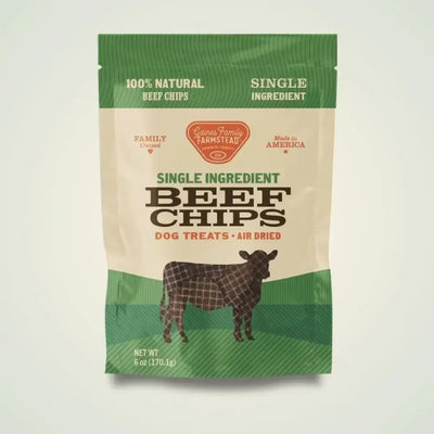 Gaines Family Farmstead Beef Chips Soft & Chewy Dog Treats 6oz - Talis Us
