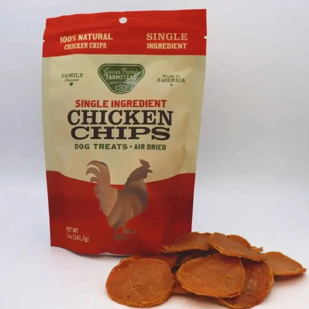 Gaines Family Farmstead Chicken Chips Soft & Chewy Dog Treats 5oz - Talis Us