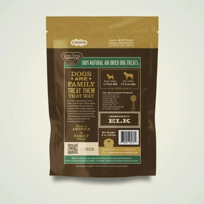 Gaines Family Farmstead Elk Chips Soft & Chewy Dog Treats 4oz - Talis Us