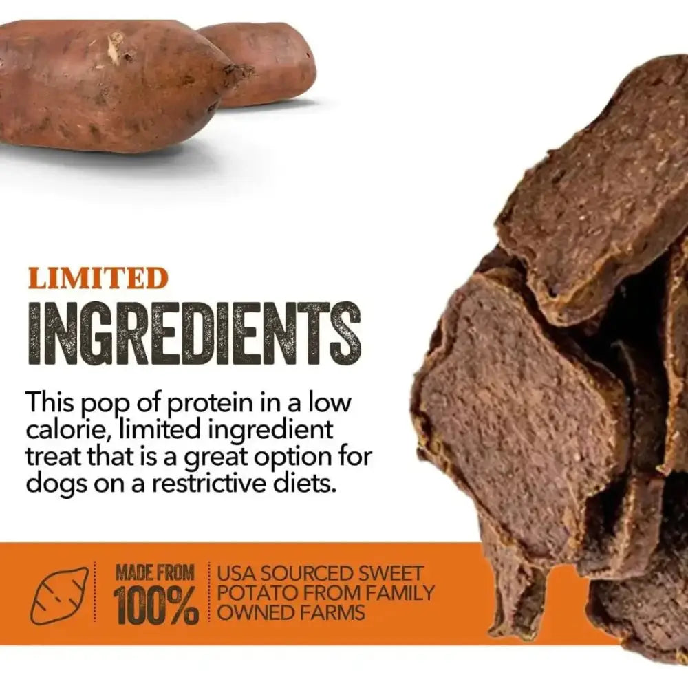 Gaines Family Farmstead Sweet Potato & Beef Fillets Grain - Free Dog Treats 8oz - Talis Us