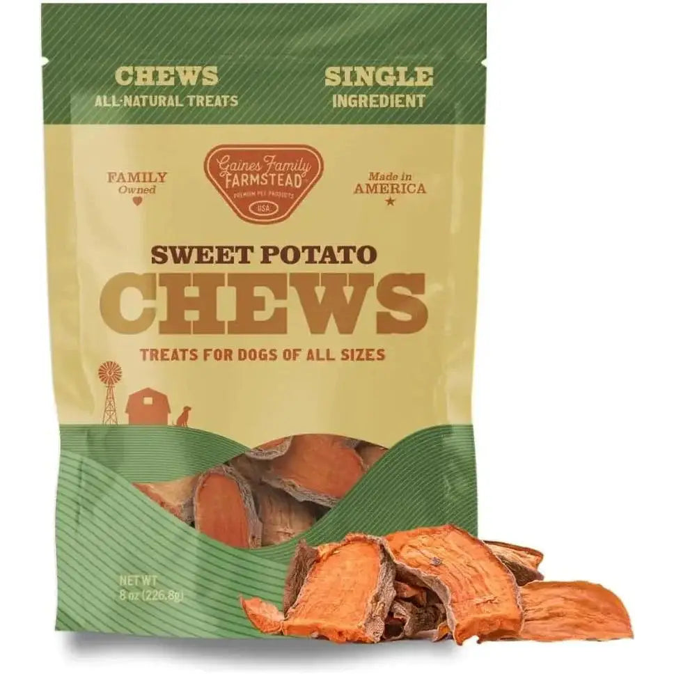 Gaines Family Farmstead Sweet Potato Chews Grain - Free Dog Treats - Talis Us