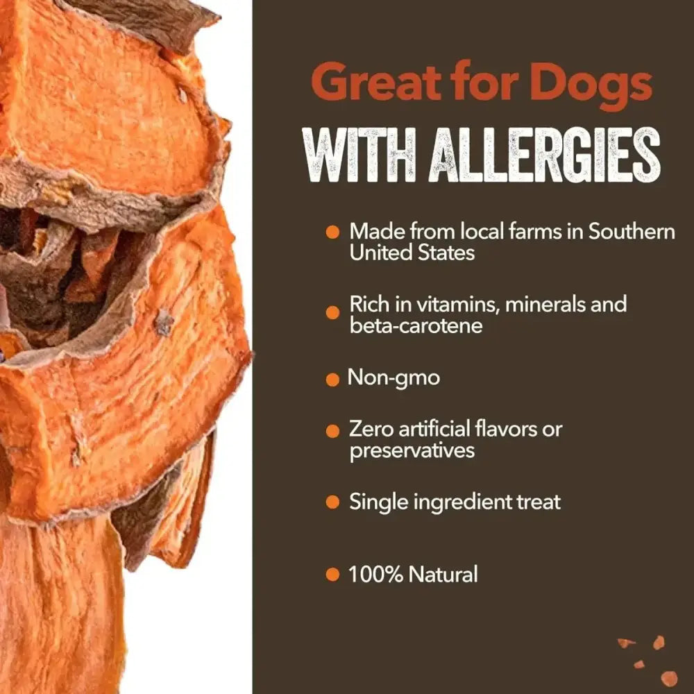 Gaines Family Farmstead Sweet Potato Chews Grain - Free Dog Treats - Talis Us